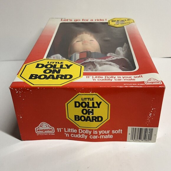 Vintage 1987 Eugene Doll Ginger Blue Sleppy Eyes Little Dolly On Board 11" - Picture 9 of 16